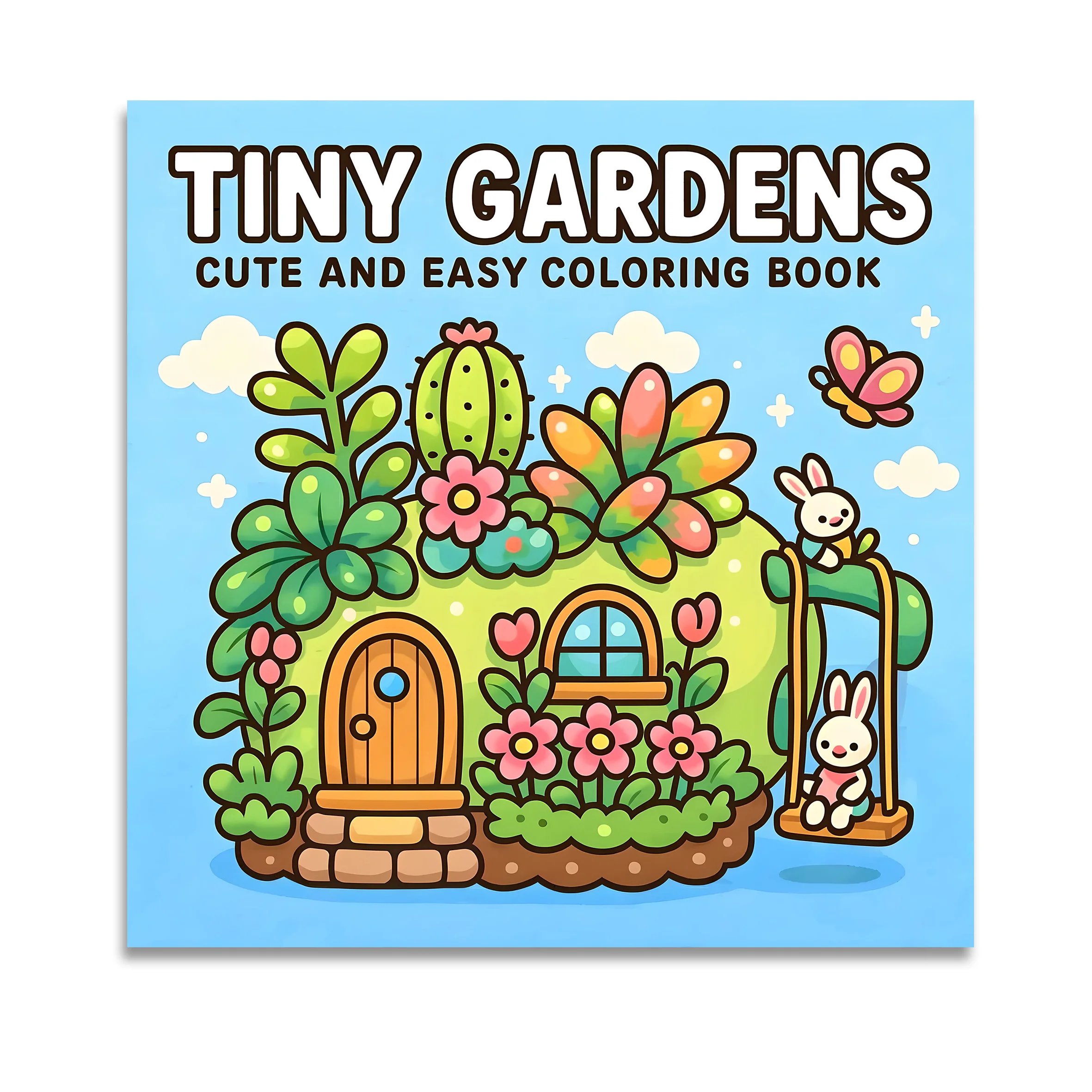 TINY GARDENS kleurboek voor volwassenen met schattige, gezellige dagelijkse activiteiten voor ontspanning (gemalen ruimtes in kleur) - afbeelding 2
