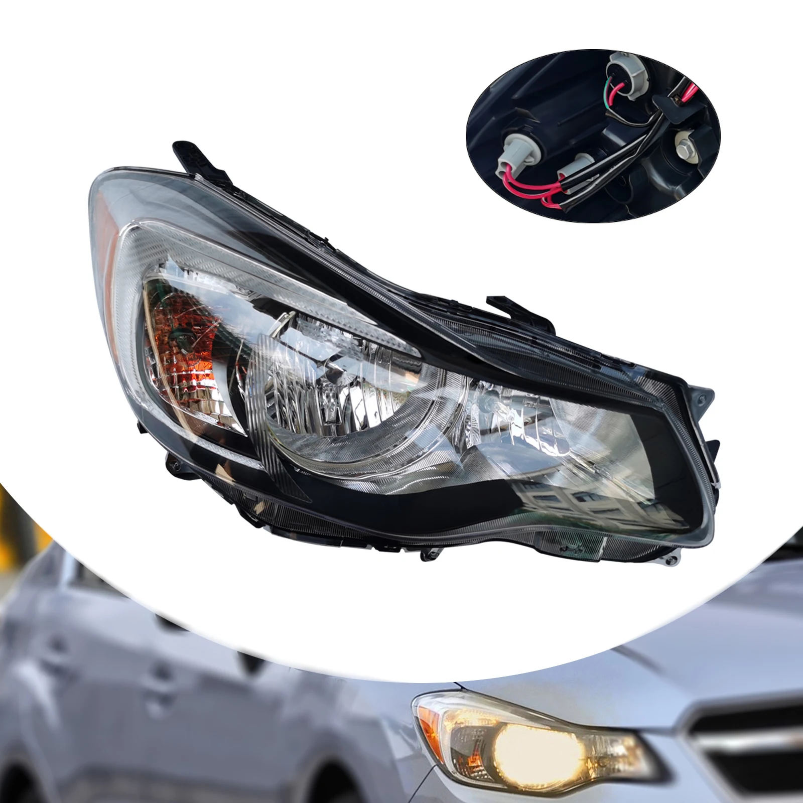 

Passenger Side Halogen Headlight Durable Right Side Halogen Headlamp Fits For Subaru Impreza 2.0L 2015 2016 RH NEW