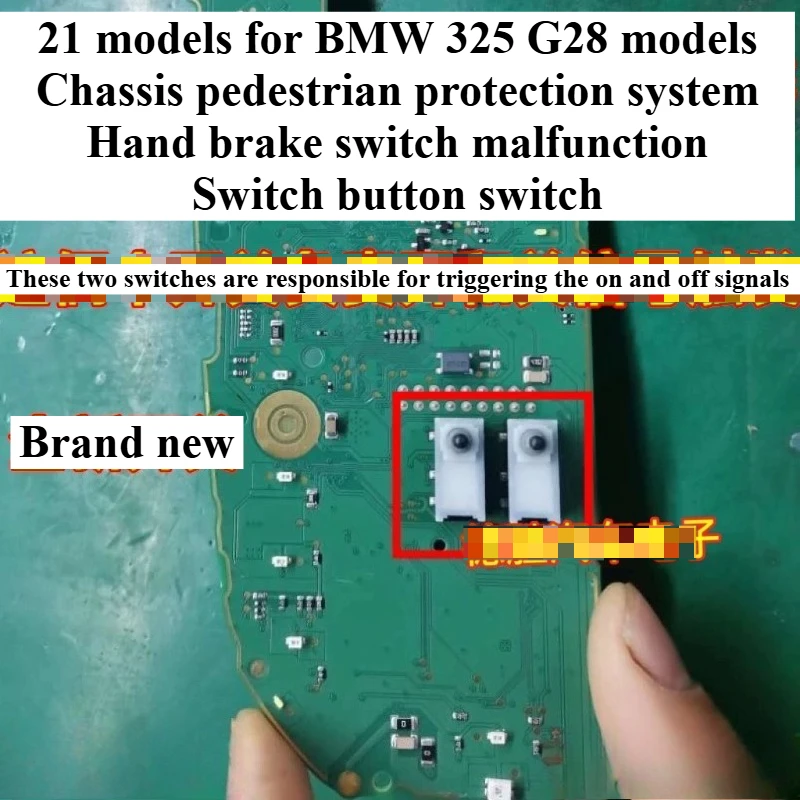 

For BMW New 3 Series G28 IX3 X5 G05 Gear Shift Mechanism Gear Lever Handbrake Key P Gear Vulnerable Button Switch