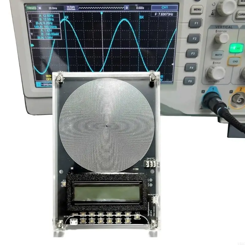 U55C 7.83HZ Schumann Resonance Low Frequency Pulse Waves Generator Adjustable 0.1HZ-100000Hz Sound Resonator Sine Waves