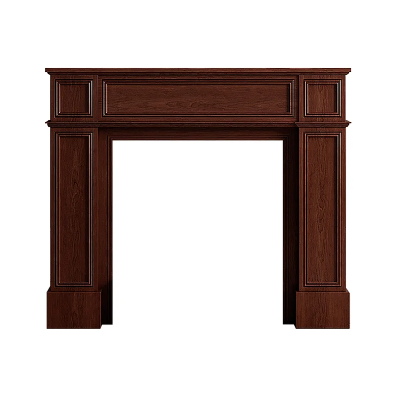 French retro, decorative narrow cabinet, solid wood walnut, living room partition, entrance cabinet rack