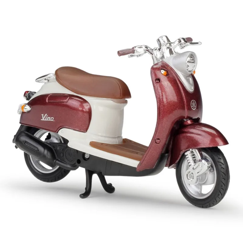 New WELLY 1:18 1999 YAMAHA Vino YJ50R Motorcycle Model Simulated Alloy Motorcycle Model Boy Hobbies Collection Decoration Gif