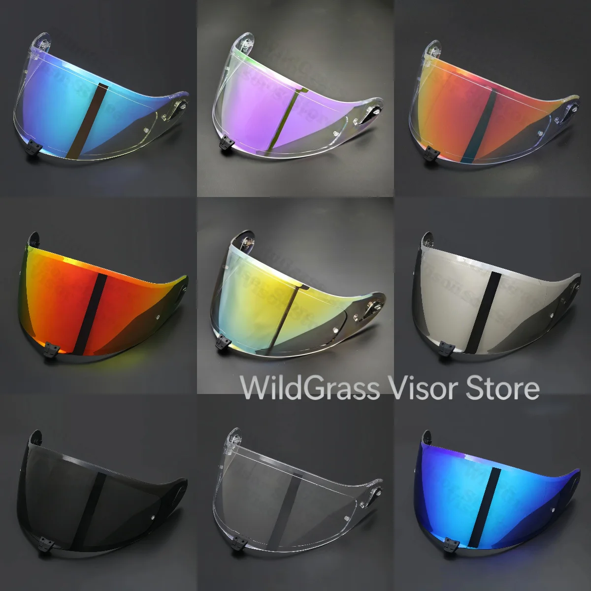 for OGK Kabuto Aeroblade-5/6 Shields Replacement Windshield F-17 Lens Capacete De Moto Accessories Full Face Helmet Visor