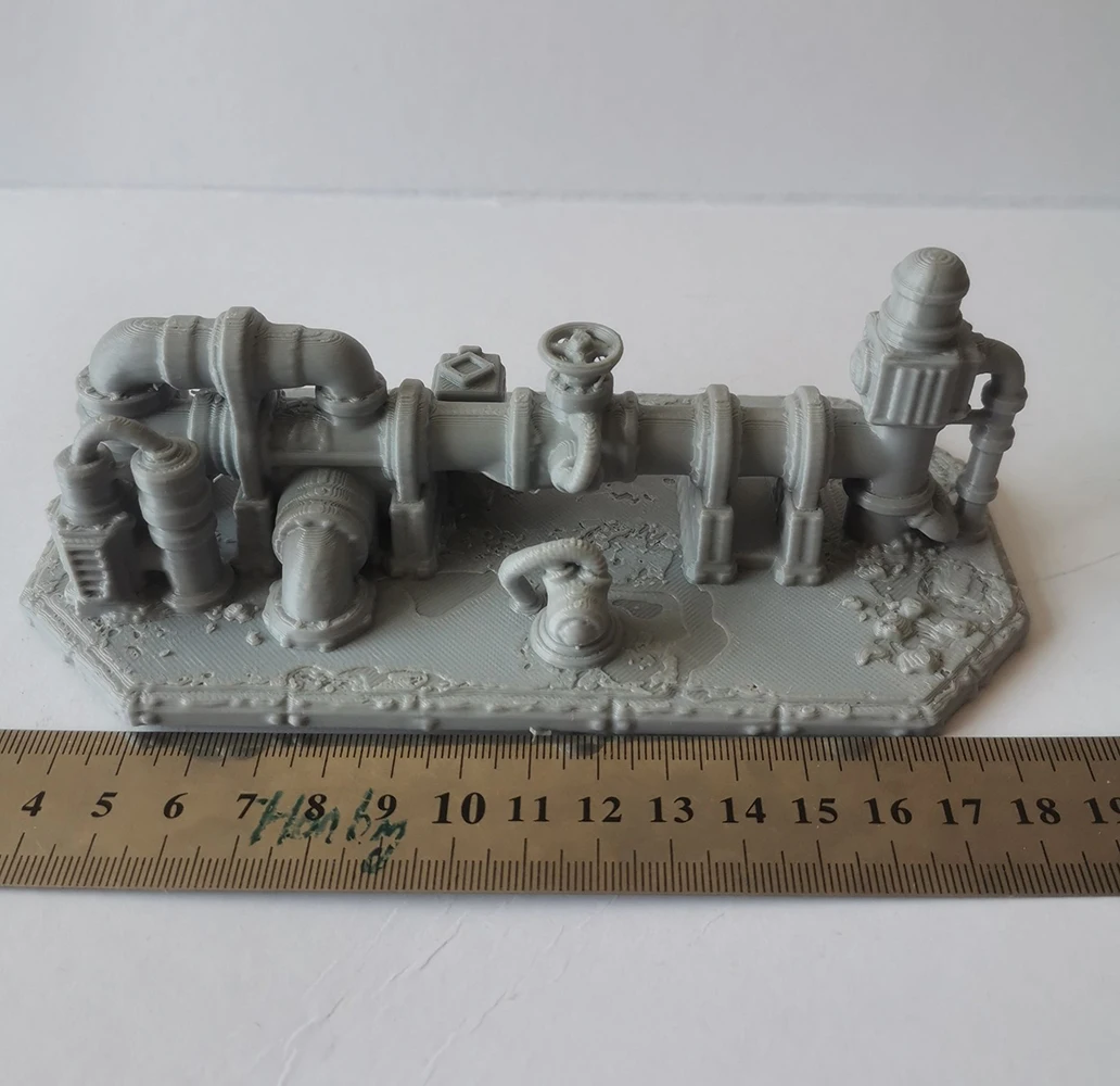 3D Printing Model Scene Production With Accessory Tools Terrain Pipeline Steam Ornaments DIY