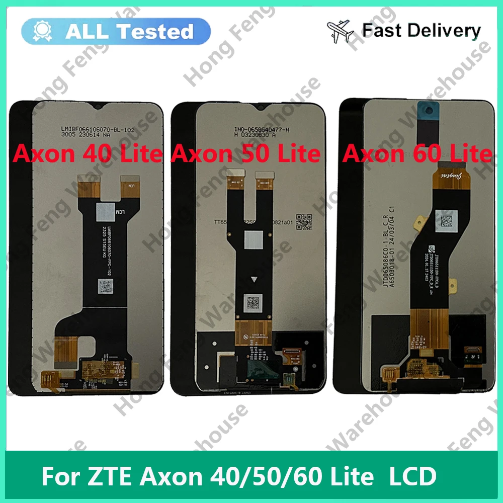 

Original Tested LCD For ZTE Axon 40 50 60 Lite LCD DIsplay Screen Digitizer Assembly For ZTE Axon40 Axon 50 Axon 60 Lite LCD