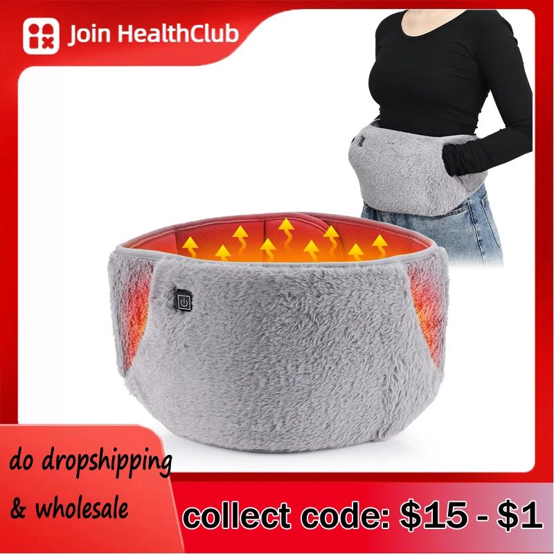 

Menstrual Heating Pad Belt Electric Waist/Hand Warmer with Temperature Control Heating Thermal Belt for Office/Home