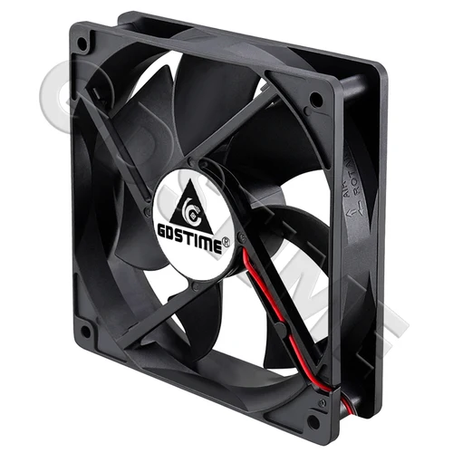 Imagen 2 del producto GDSTIME DC 5V 12V 24V 48V 120mm 12025 manga/ventilador de refrigeración de bola 120x120x25mm FG PWM USB 4PIN DC ventilador enfriador para caja de ordenador PC