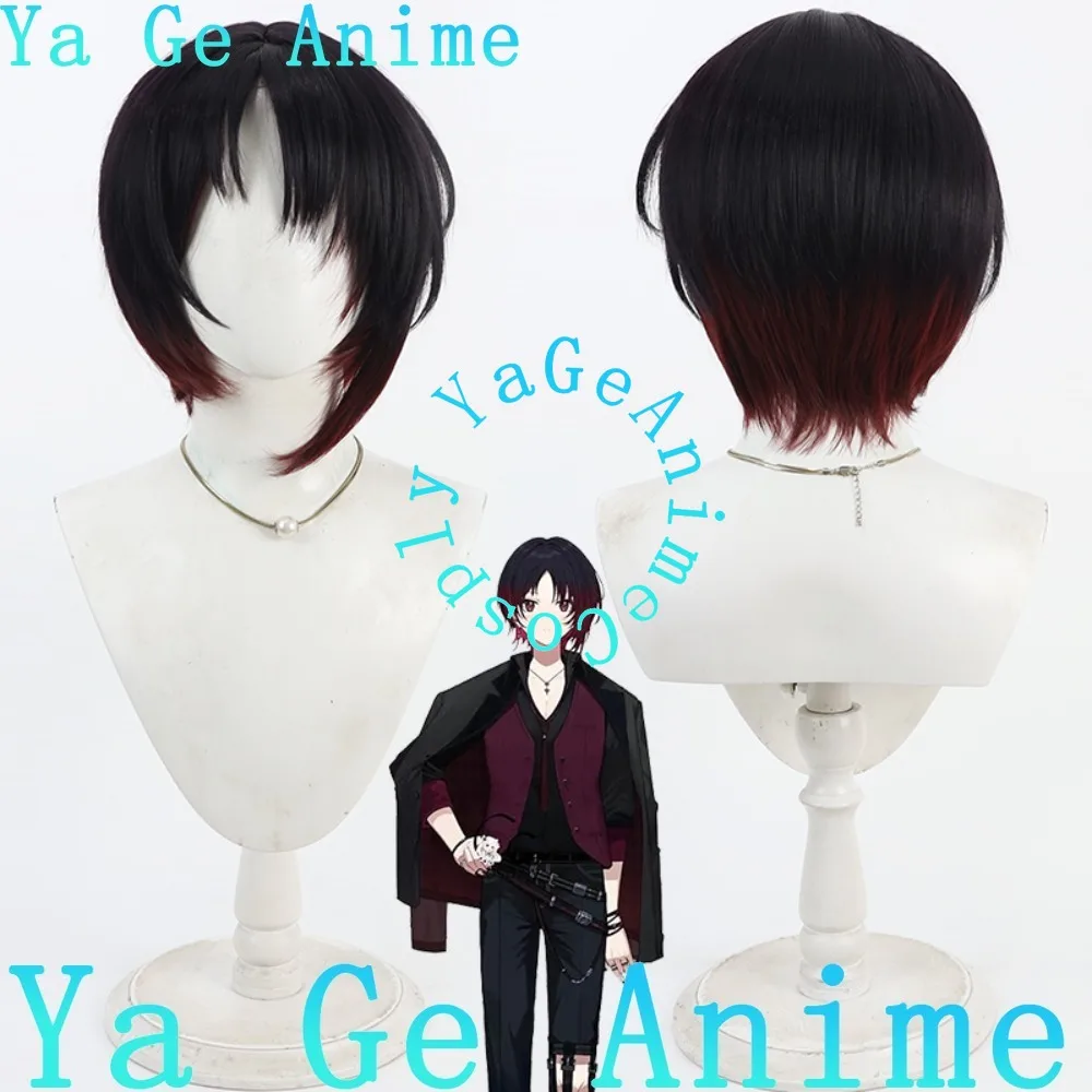 

Virtual Streamer Kisaragi Reien Cosplay Wig Realistic Scalp Two Color Transition Gradient Halloween Party Synthetic Hair