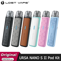 Original Lost Vape Ursa Nano S II Kit 30W Vape 1000mAh Battery with 2.5ml Ursa Cartridge V2  Electronic Cigarette RDL MTL Vaping