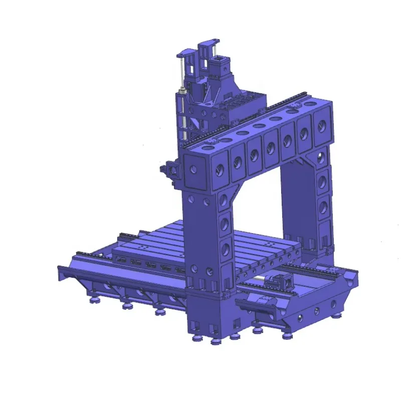 CE ISO High Precision 3 Axis Aluminium Gantry Milling Machine Multi Function Milling Drilling Boring Milling Machine Center