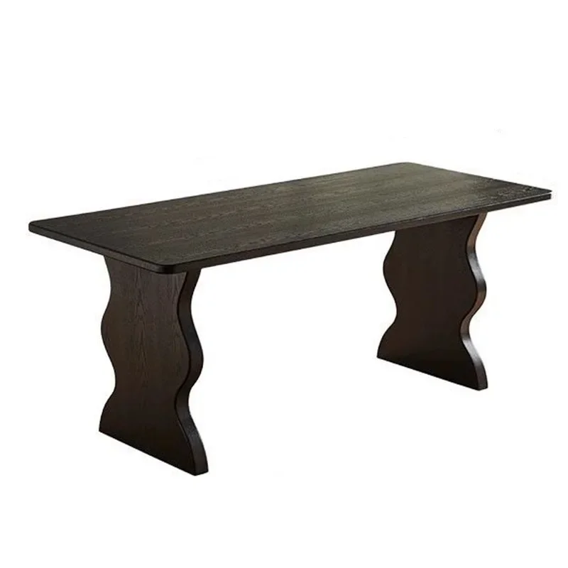 

Nordic all solid wood creative dining table modern simplicity negotiation long table workbench designer desk minimalist desk