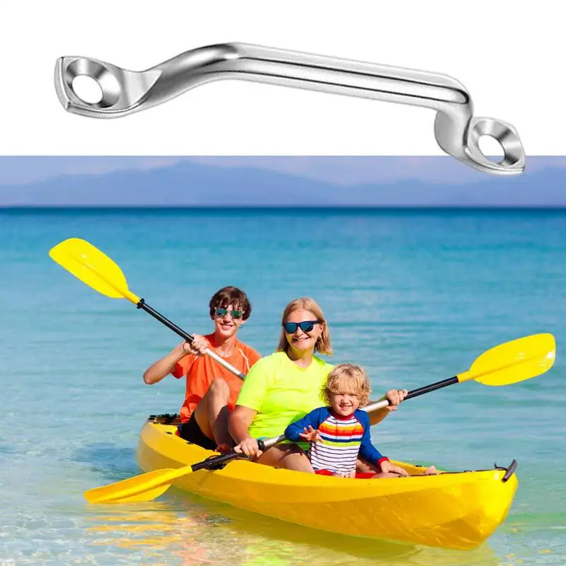 Footman Loop 4x roestvrij staal, zwaar uitgevoerde spanankers, roestbestendig bootbeslag met platte kop, tapschroeven voor dagelijks gebruik