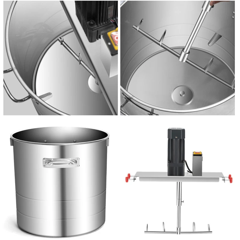 Food Mixer Electric Dough Mixer Commercial Automatic Dough Mixer Household Silent Stainless Steel Stuffing Machine