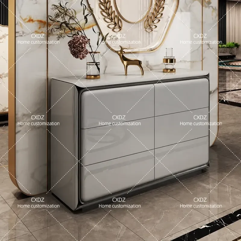 Customizable Bucket Cabinet Bright Paint Finish 3 or 6 Drawers Wall Mounted Storage Unit for Living Room Bedroom Bedside