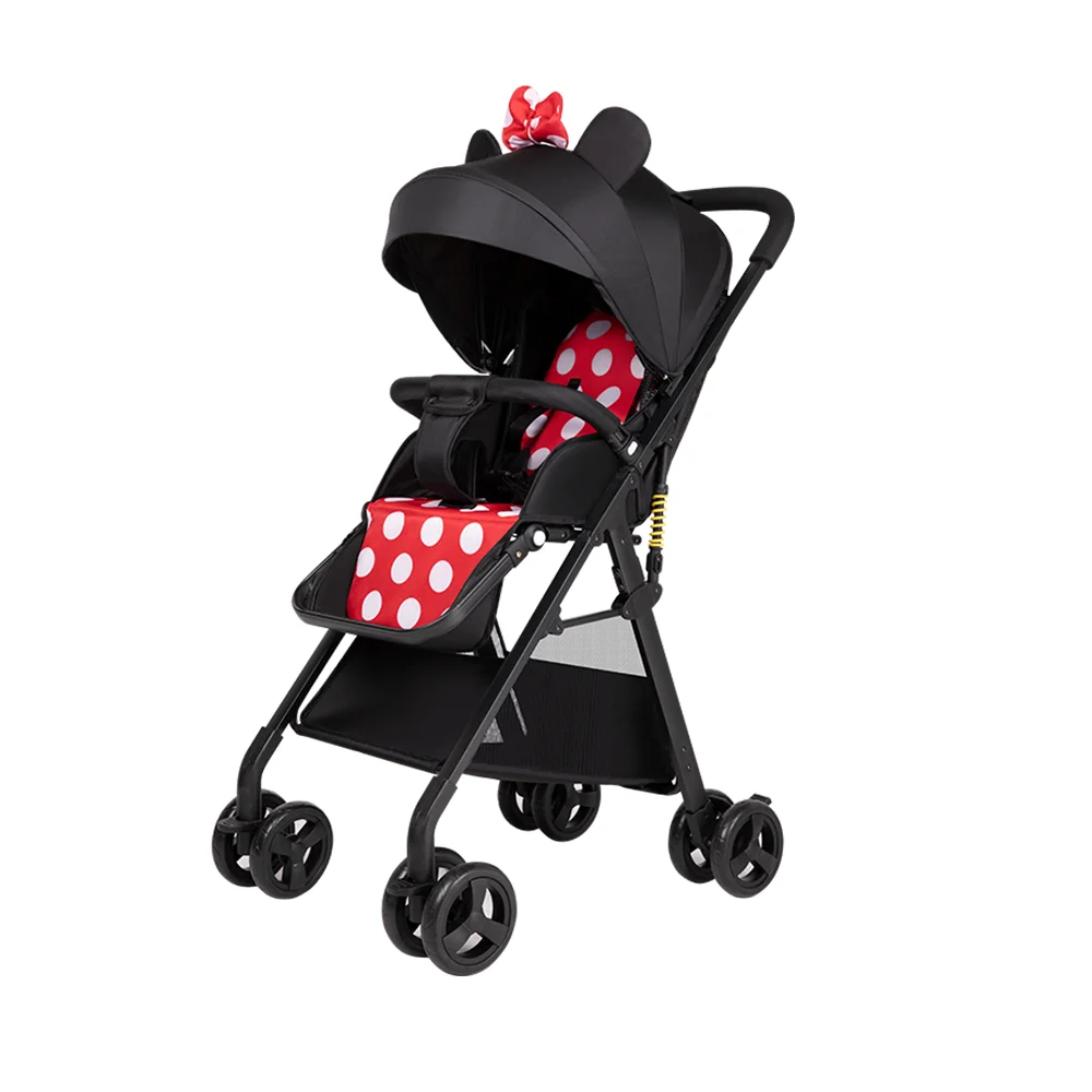 Coches Para Bebes. Comfortable Foldable Stroller Baby Pushchair Aluminum Frame Portable Lightweight Baby Strollers Prams