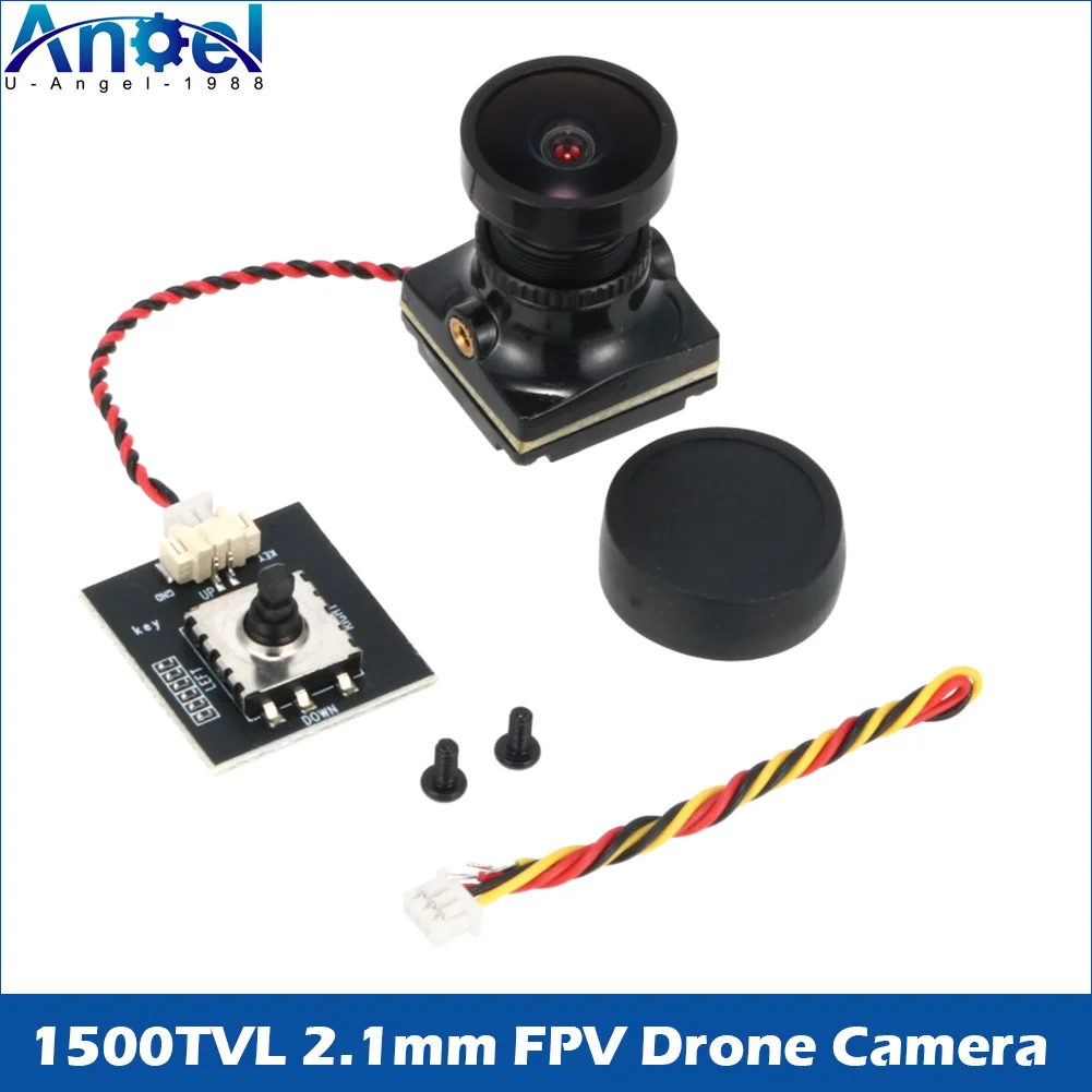 

RC Micro FPV Camera AIO 1500TVL 1/2.8'' inch 2.1mm Transmitter LST-S7+ FPV Camera With OSD Parts For Racing Drone
