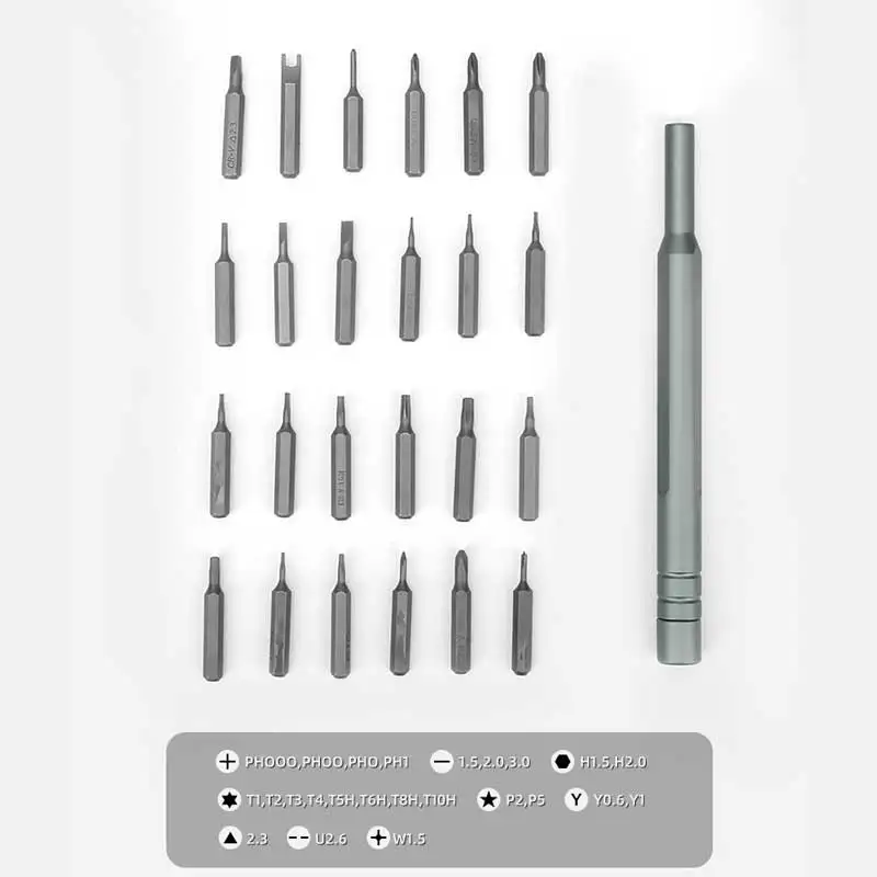 26 in 1 Precision Screwdriver Set Mobile Phone Clock Computer Multifunction Maintenance Disassembly Tool Screwdriver Combination