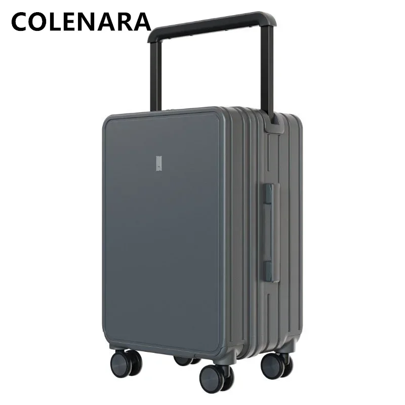 COLENARA 20 "24" 26 "28 Cal bagaż kabinowy USB ładowanie pudełko na pokład ABS + PC o dużej pojemności biznesowa walizka na kółkach walizka unisex