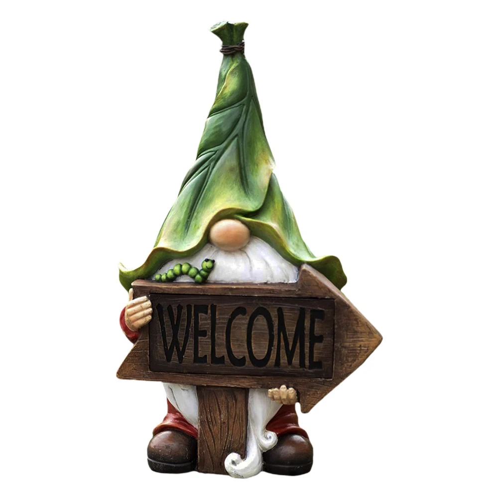 

Resin Ornament Garden Decoration Solar Light Yard Decor Faceless Old Man Statue Energy Efficient Lighting Home Bar Mall Decor