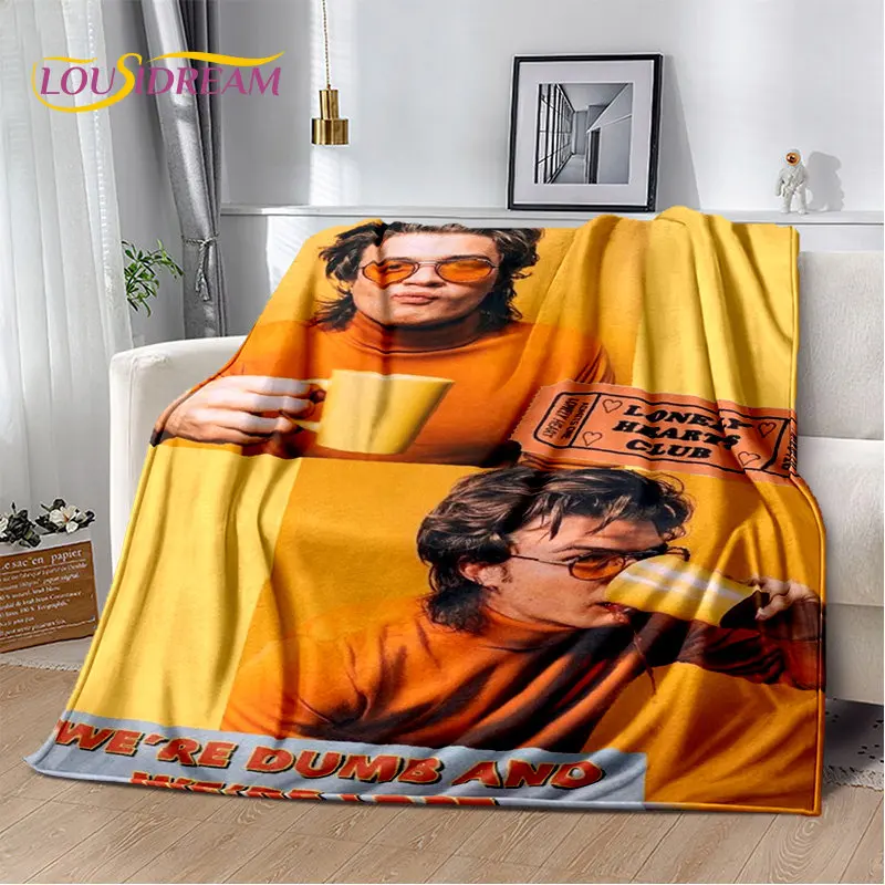 Joe Keery Steve Harrington Soft Plush Blanket,Flannel Blanket Throw Blanket for Living Room Bedroom Bed Sofa Picnic Cover Kids