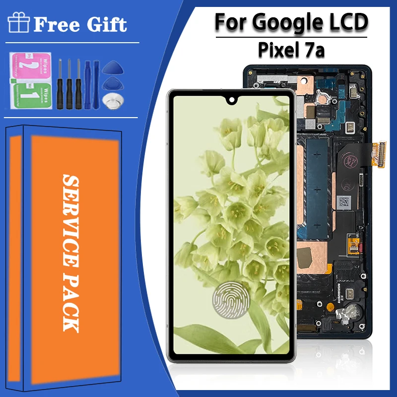 OLED Quality For Google Pixel 7a LCD Display Touch Panel Digitizer Assembly For GOOGLE Pixel 7A GWKK3 GHL1X G0DZQ G82U8