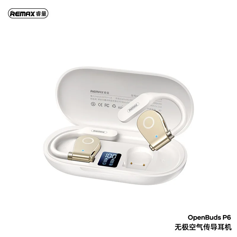 Auricolari Bluetooth wireless sospesi aperti a conduzione aerea serie REMAX Vukey OpenBuds P6
