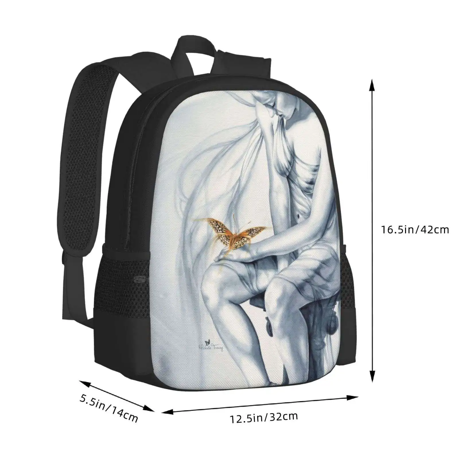 Friendship Backpacks For School Teenagers Girls Travel Bags Fairy Faery Fairies Butterfly Butterflies Spirit Art Spiritual