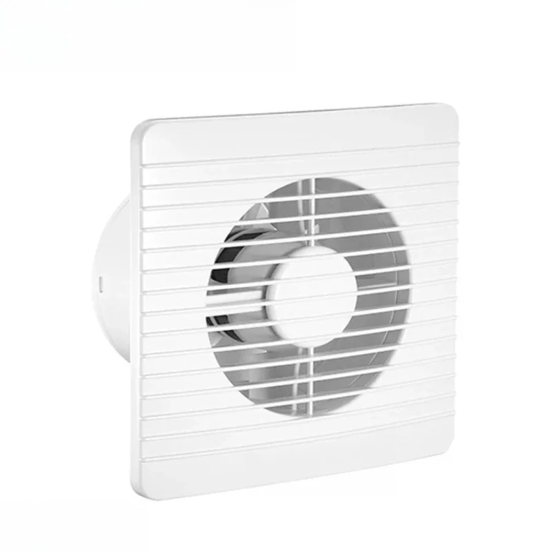 panel window installation ventilation fan, bathroom use air pressure type ultra-thin AC ABS plastic white exhaust ventilation