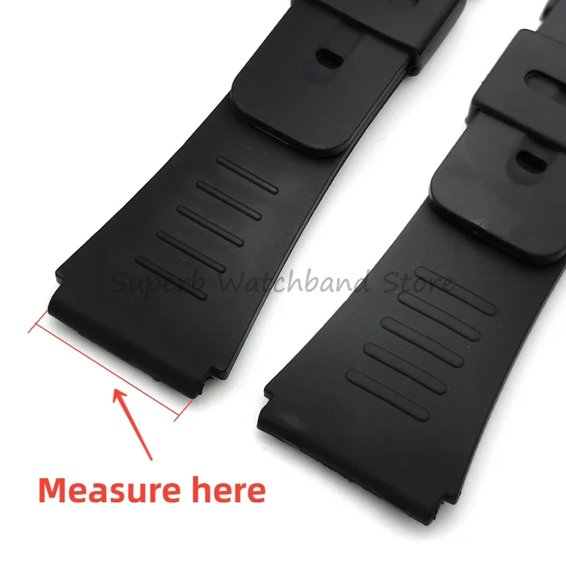 카시오 워치용 송진 시계 밴드, 클래식 스타일 실리콘 범용 스포츠 시계 밴드, 남성용 시계 액세서리, 20mm, 22mm