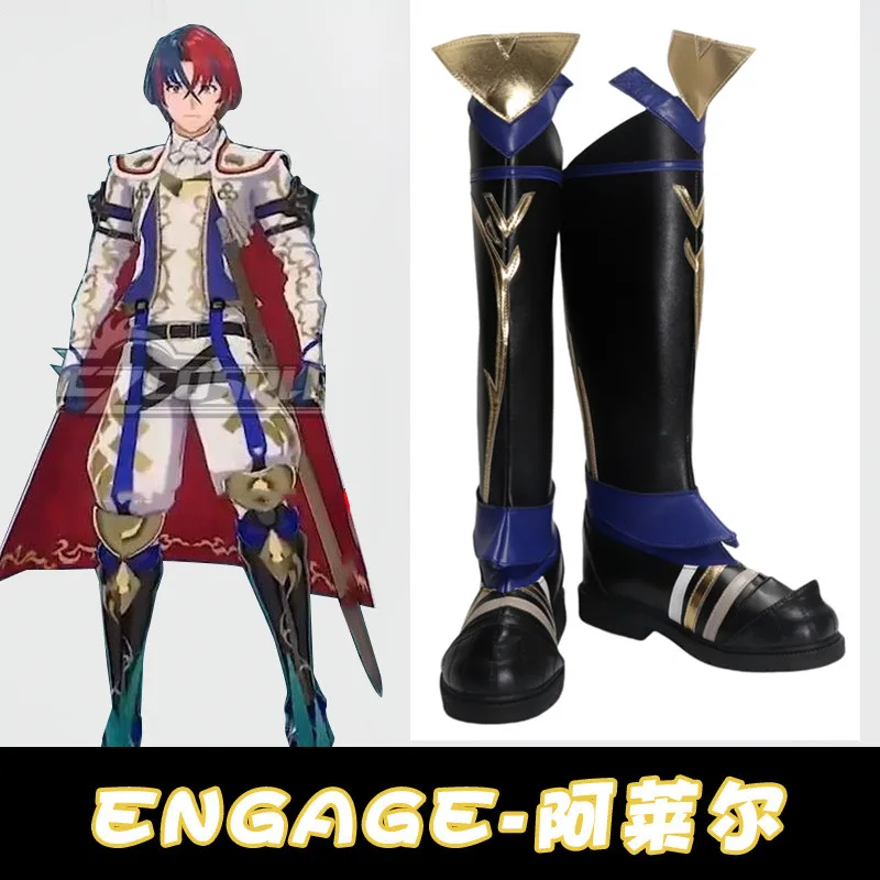 

Game Fire Emblem Engage Cosplay Costume Shoes Carnival Halloween Boots Handmade Faux Leather Boots