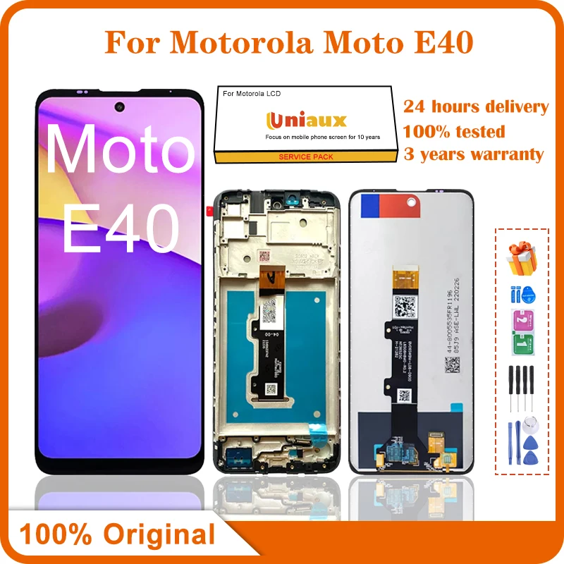 

6.5" Original For Motorola Moto E40 XT2159 LCD Display Touch Screen Digitizer Assembly Replacement For MOTO E40 LCD