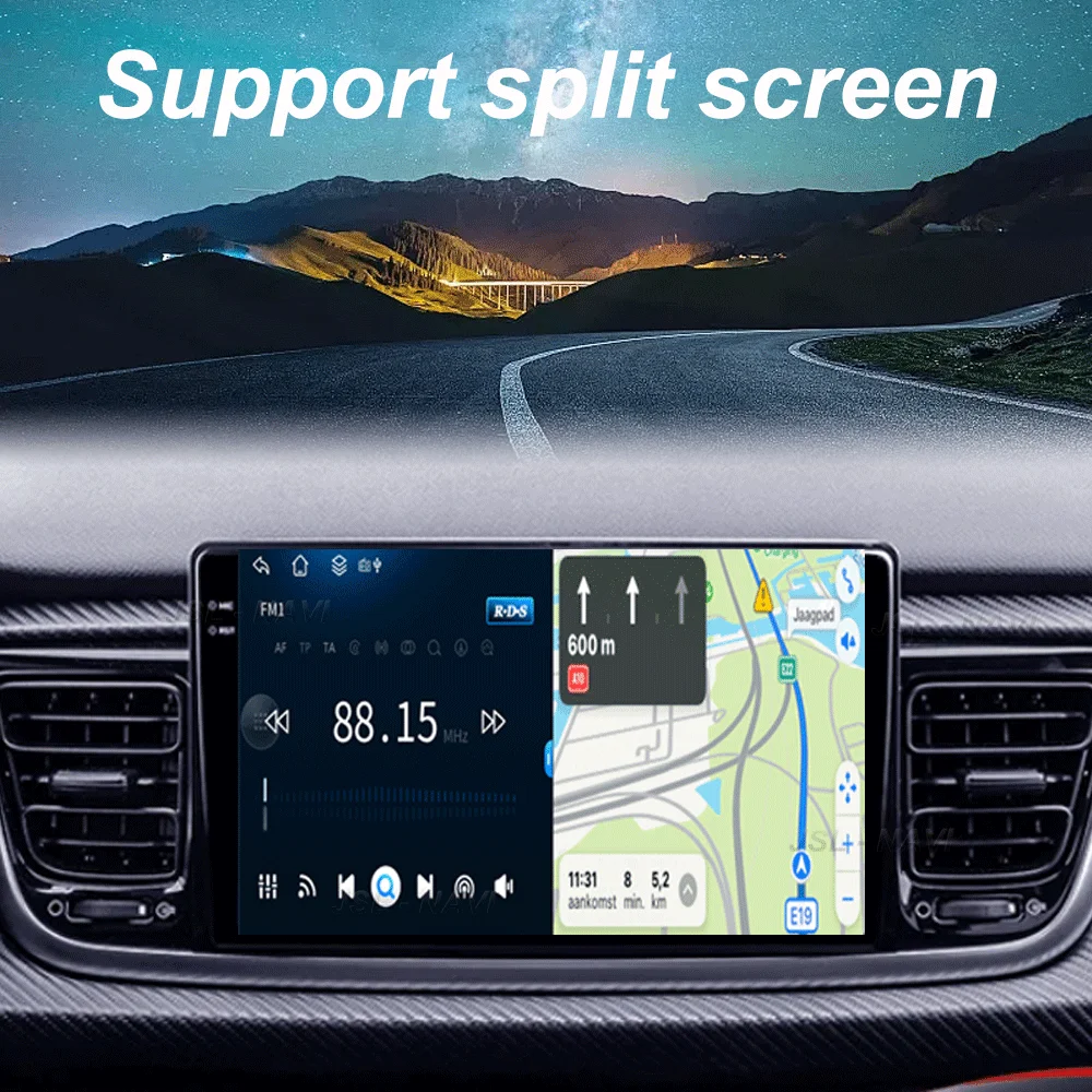 أندرويد 15 سيارة مشغل وسائط متعددة راديو لكيا ريو ستونيك YB 2016 2017 2018 2019 - 2023 Carplay Auto Stereo 4G DSP RDS