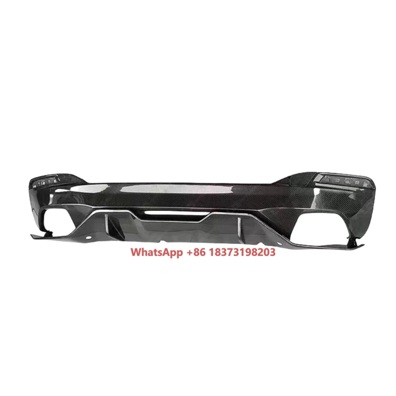 

Factory Outlet Rear Bumper Lip Carbon Fiber Upgrade Body Kits New Design MP Style Brand New Rear Lip for 5 Series G30 G38