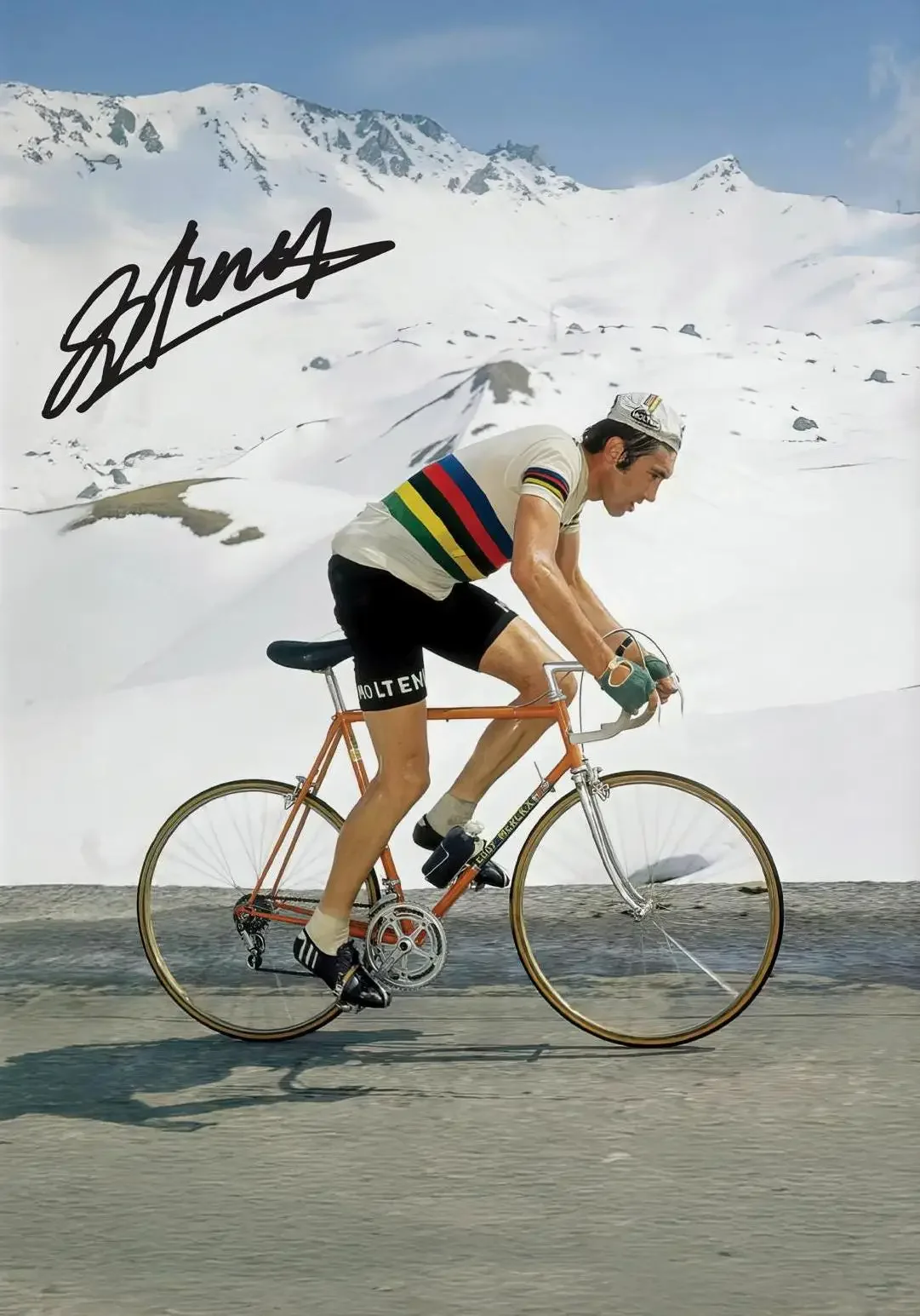 Radfahren Weltmeister Tadej Pogacar Poster Sport Drucke Mathieu Van Der Poel Leinwand Malerei Wand Kunst Bild Home Room De