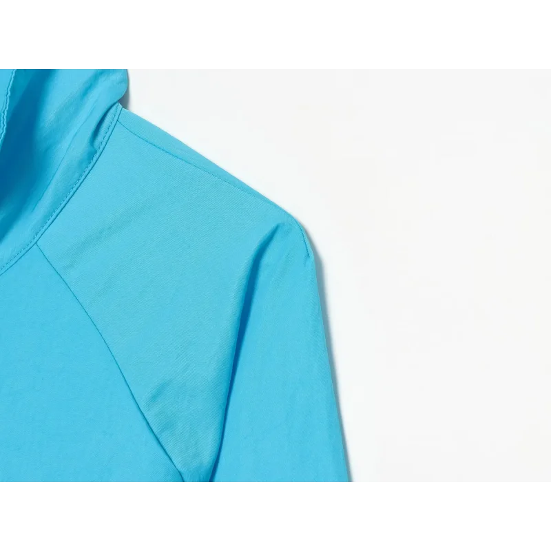 Damen-Cropped-Jacke mit durchgehendem Reißverschluss, Stehkragen, Raglanärmeln, elastischen Bündchen, aus technischem Stoff, leicht, windabweisend, Freizeitjacke – Detail 11