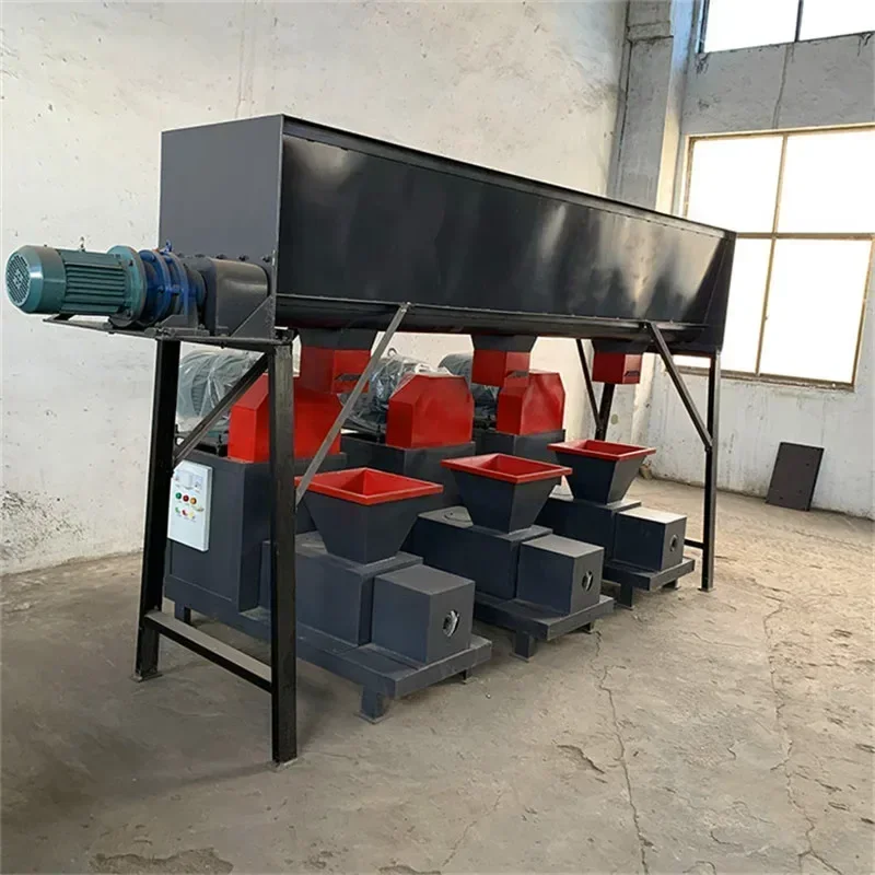 Approved Rice Husk Bamboo Wood Sawdust Charcoal Briquette Making Machine