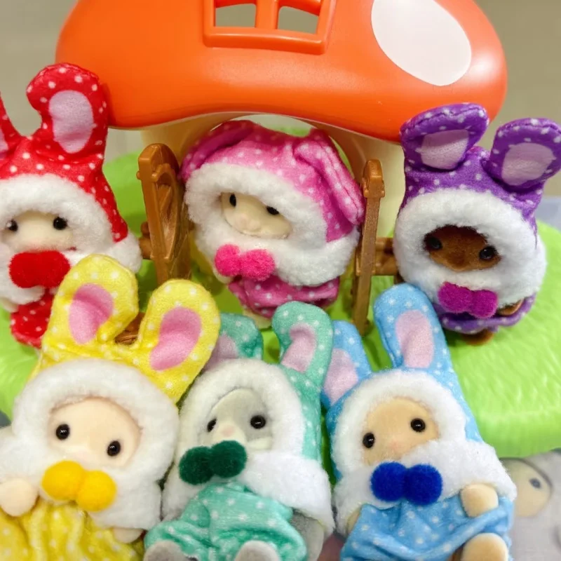 عائلات سيلفانيان الأصلية الذكرى الأربعين سلسلة أرنب الأطفال صندوق أعمى حقيبة أعمى أنيمي تحصيل دمية الاطفال الهدايا اللعب