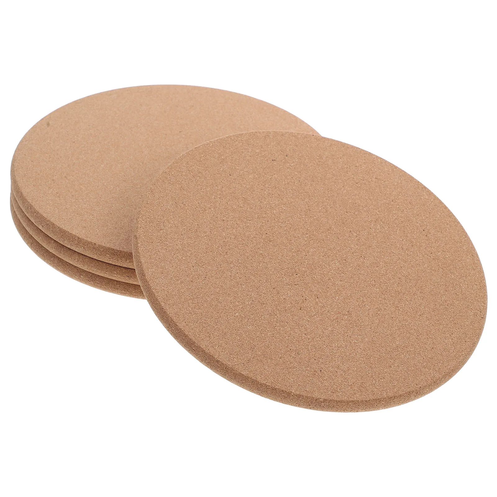 

4pcs 19CM Soft Cork Pot Holders Heatproof Kitchen Table Placemats Insulated Trivets for Hot Dishes Cooking Countertops