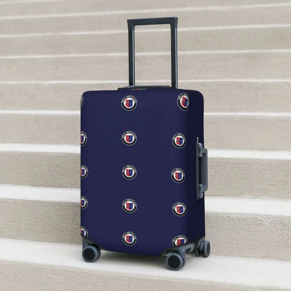 Alpina - Classic Car Logos Suitcase Cover Protection Elastic Travel Luggage Protector Covers for 18-32 Inch