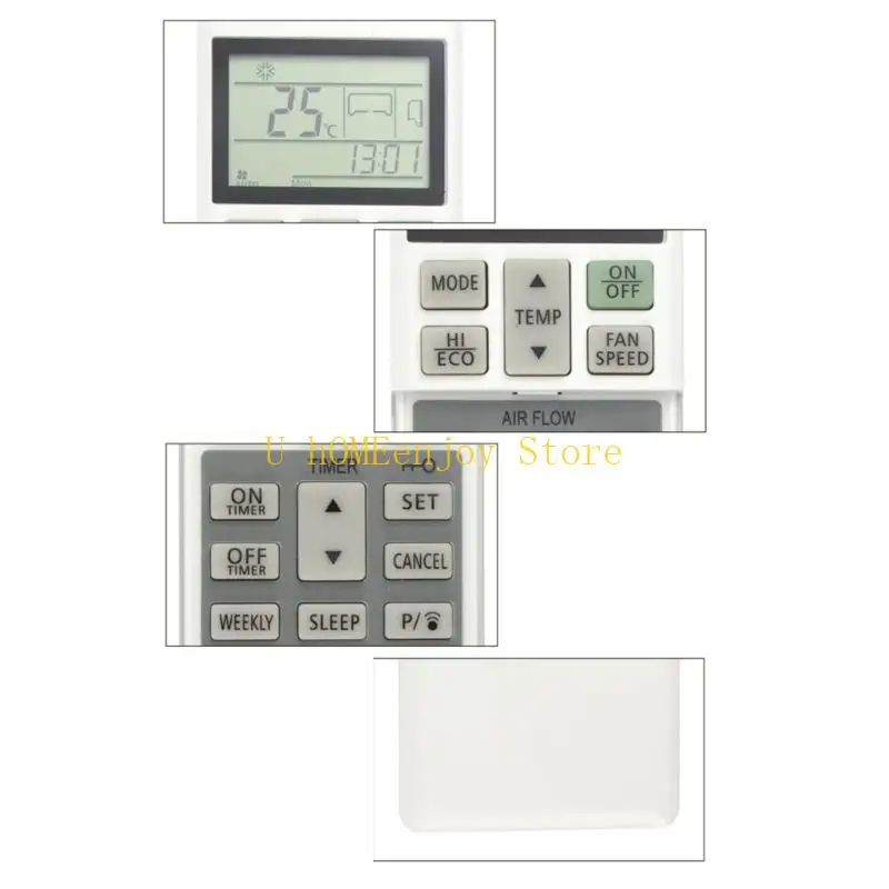 B0KF وحدة التحكم عن بُعد تصميم مريح للإرسال SRK25ZS-S ZM-S #4