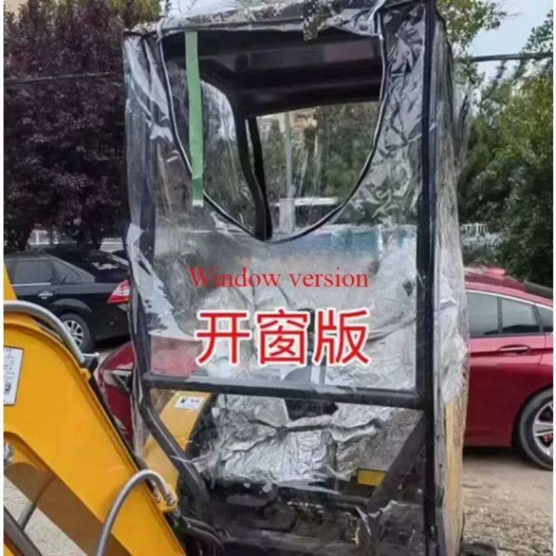 

High quality Mini Excavator Car Cover Warm Awning Thickened Pvc Windproof For Yanmar 35