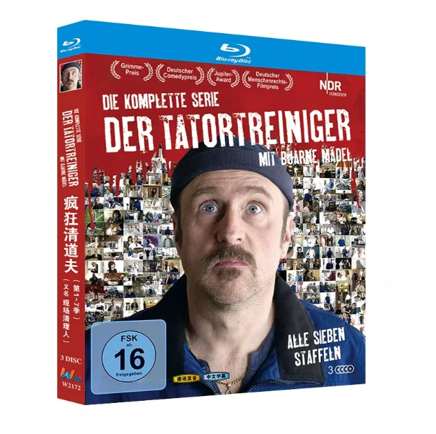 

Blu-ray BD High-Definition German TV Series Crazy Cleaner / Crime Scene Cleaner Seasons 1–7 (3 Discs)