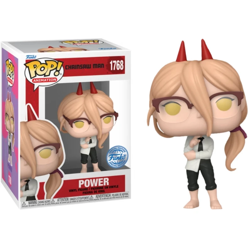 Funko POP Original Chainsaw Man Anime Figure Power Denji Action Figure Giocattoli per Ragazzi Ragazze Bambini Regalo Modello da collezione Ornamenti
