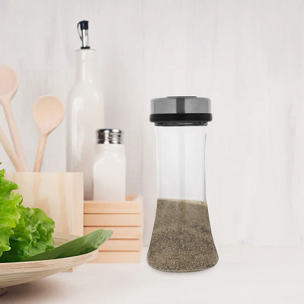 

2Pcs Stainless Steel Seasoning Dispenser Small Kitchen Shaker Salt Pepper Jar Multipurpose Spice Storage Bottle Household
