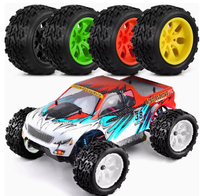 RC Rubber Sponge Tires Tyre Wheel Rim HSP 1:10 Monster Bigfoot Truck HSP 94111 94108 94188