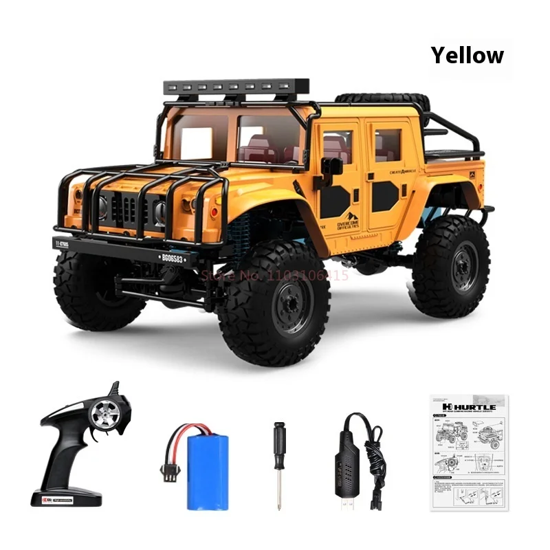 1:12 Four-wheel drive climbing off-road vehicle rc High speed remote control car Simulate Hummer car model Children's toy car