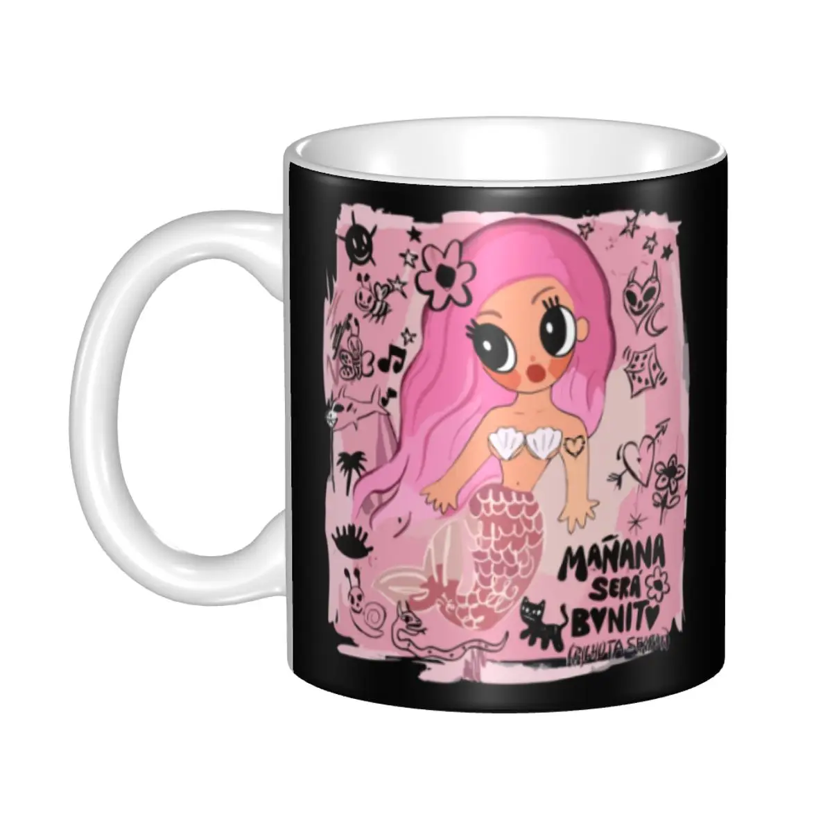 Custom Karol G Coffee Mugs DIY Personalized Reggae Ainger Ceramic Milk Tea Mug