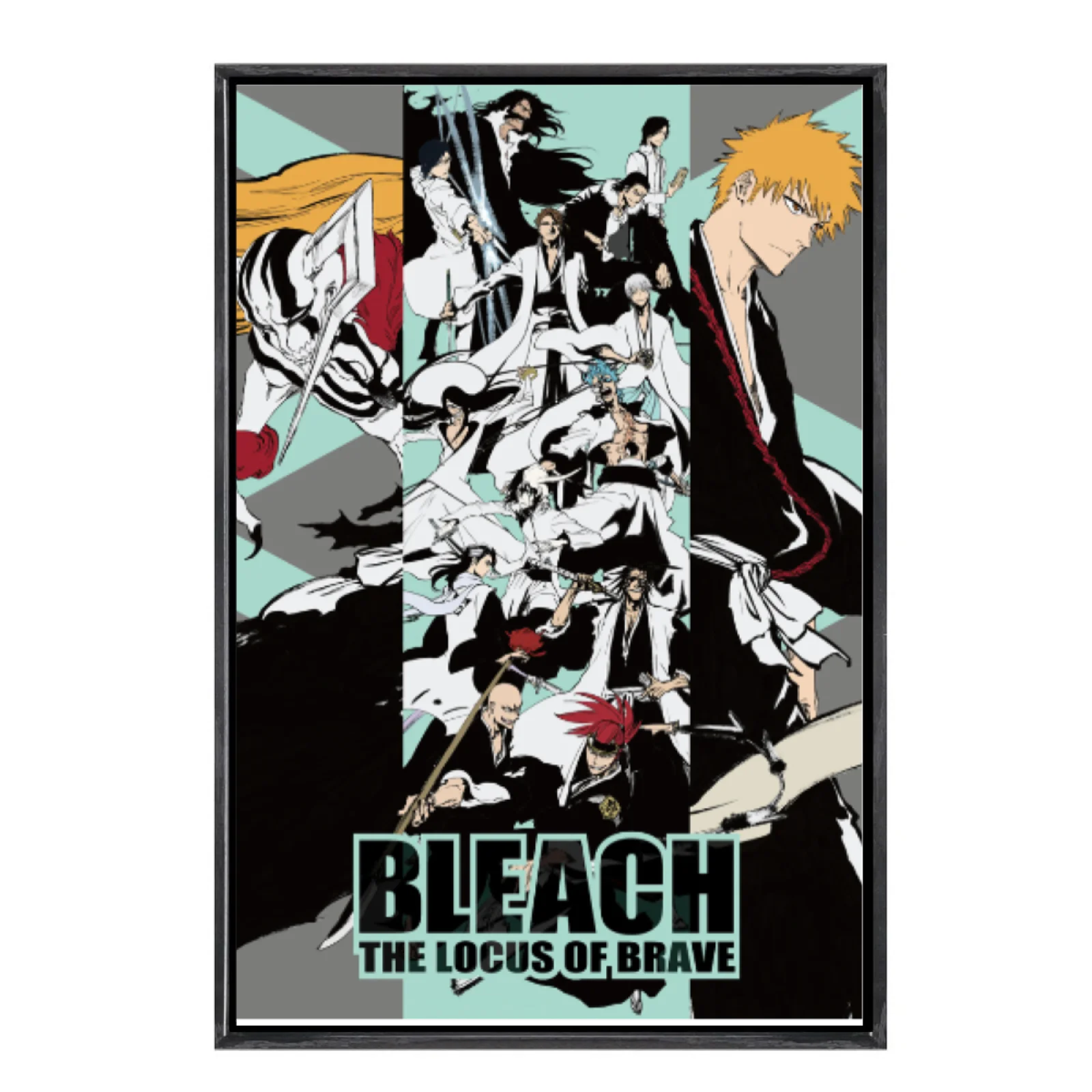 

Japanese Manga Multi-Size Canvas Poster Double Framed Wall Art, Bleach Home Decor for Living Room Bedroom