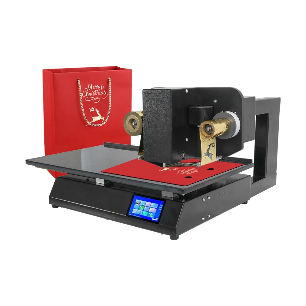 Desktop Hot Foil Stamping Machine, for Paper Bags/Boxes/Cards, Digital with Editing Software, Easy to Use, Aliexpress Hot Sale