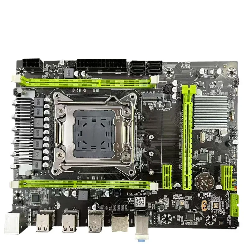 X79 PRO Desktop Motherboard LGA2011, Support DDR3 ECC Memory & E5 2680 v2 CPU